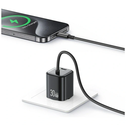 Kup Încărcător de perete USAMS JC Series CC264 30W GaN Mini Fast Charge 2xUSB-C Alb - USA1272 - {ean13} - Sklep Home Screen