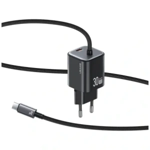 Buy USAMS JC Series CC264 30W GaN Mini Fast Charger 2xUSB-C black - USA1273 - {ean13} - Home Screen Store Europe