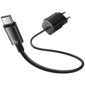 Buy USAMS JC Series CC264 30W GaN Mini Fast Charger 2xUSB-C black - USA1273 - {ean13} - Home Screen Store Europe