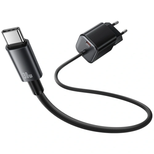 Kup Încărcător rapid mini USAMS JC Series CC264 30W GaN 2xUSB-C negru - USA1273 - {ean13} - Sklep Home Screen