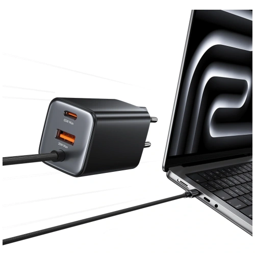 Kup Încărcător rapid USAMS JC Series CC266 65W GaN USB-A, 2xUSB-C alb - USA1274 - {ean13} - Sklep Home Screen