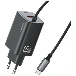 Kup Încărcător rapid USAMS JC Series CC266 65W GaN USB-A, 2xUSB-C negru - USA1275 - {ean13} - Sklep Home Screen