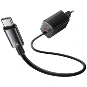 Buy USAMS JC Series CC266 65W GaN Fast Charger USB-A, 2xUSB-C black - USA1275 - {ean13} - Home Screen Store Europe