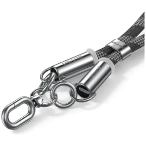 Buy USAMS SJ745 Phone lanyard with USB-C / USB-C charging cable 60W 1.2m black - USA1276 - {ean13} - Home Screen Store Europe