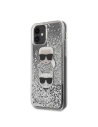 Kup Etui Karl Lagerfeld KLHCN61KCGLSL Apple iPhone 11 hardcase srebrny/silver Glitter Karl&Choupette - KLD296GLT - {ean13} - Sklep Home Screen