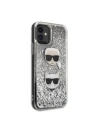Kup Etui Karl Lagerfeld KLHCN61KCGLSL Apple iPhone 11 hardcase srebrny/silver Glitter Karl&Choupette - KLD296GLT - {ean13} - Sklep Home Screen