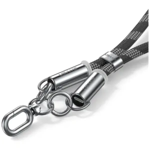 Buy USAMS SJ746 Phone lanyard with USB-C / Lightning charging cable 30W 1.2m black - USA1281 - {ean13} - Home Screen Store Europe