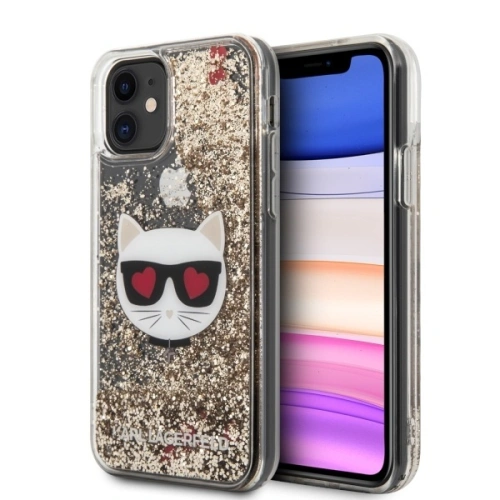 Buy Karl Lagerfeld KLHCN61LCGLGO Apple iPhone 11 hardcase gold Glitter Choupette - KLD297GLT - {ean13} - Home Screen Store Europe