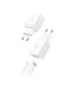 Kup USAMS Netzladegerät 2xUSB-A + USB-C/USB-A Schnelllade-Kabel weiß/white series HC HCXLTZ03 - USA1287 - {ean13} - Sklep Home Screen