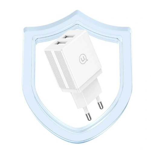 Kup USAMS Netzladegerät 2xUSB-A + USB-C/USB-A Schnelllade-Kabel weiß/white series HC HCXLTZ03 - USA1287 - {ean13} - Sklep Home Screen
