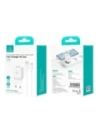 Kup USAMS Netzladegerät 2xUSB-A + USB-C/USB-A Schnelllade-Kabel weiß/white series HC HCXLTZ03 - USA1287 - {ean13} - Sklep Home Screen