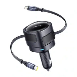 Kup Baseus Enjoyment Max Autós Töltő USB-C és Lightning Kábelekkel 60W Fekete - BSU8968 - {ean13} - Sklep Home Screen