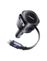 Kup Baseus Enjoyment Max Auto Nabíječka s USB-C, Lightning Kabelem 60W Černá - BSU8968 - {ean13} - Sklep Home Screen
