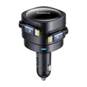 Buy Baseus Enjoyment Max Car Charger with 2xUSB-C Cables 60W Black - BSU8969 - {ean13} - Home Screen Store Europe