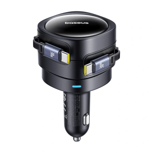 Kup Baseus Enjoyment Max Auto Nabíječka s 2xUSB-C Kabely 60W Černá - BSU8969 - {ean13} - Sklep Home Screen