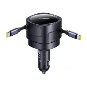 Buy Baseus Enjoyment Max Car Charger with 2xUSB-C Cables 60W Black - BSU8969 - {ean13} - Home Screen Store Europe
