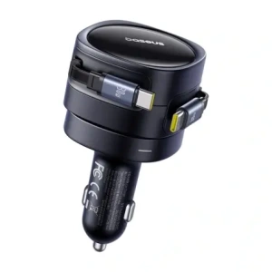 Buy Baseus Enjoyment Max Car Charger with 2xUSB-C Cables 60W Black - BSU8969 - {ean13} - Home Screen Store Europe
