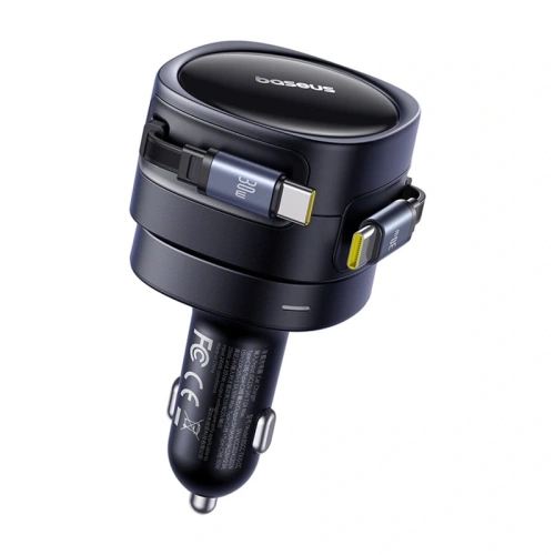 Kup Baseus Enjoyment Max Auto Nabíječka s 2xUSB-C Kabely 60W Černá - BSU8969 - {ean13} - Sklep Home Screen