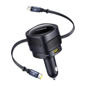 Kup Încărcător auto Baseus Enjoyment Max USB-A, USB-C cu cabluri USB-C, Lightning 90W Negru - BSU8970 - {ean13} - Sklep Home Screen