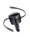 Kup Baseus Enjoyment Max Autós Töltő USB-A, USB-C 2xUSB-C Kábellel 90W Fekete - BSU8971 - {ean13} - Sklep Home Screen