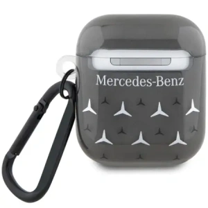 Kup Etui Mercedes MEA28DPMGS Apple AirPods 1/2 Large Star Pattern cover czarny - MRS316 - {ean13} - Sklep Home Screen