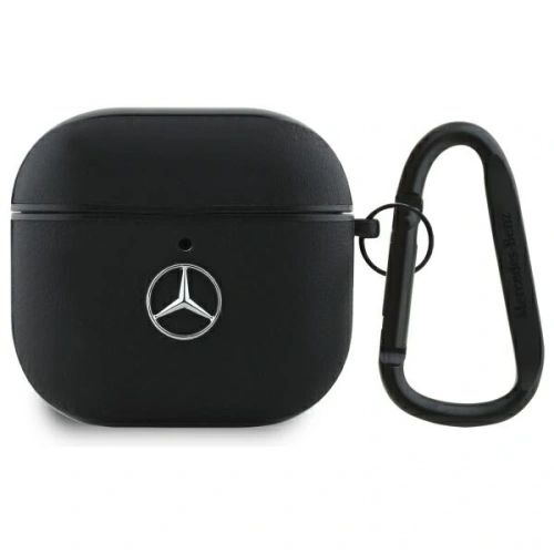 Kup Mercedes MEA4CSLBK Apple AirPods 4 Leder Metall Logo Hülle schwarz - MRS319 - {ean13} - Sklep Home Screen
