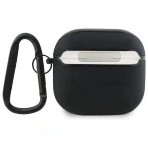 Kup Mercedes MEA4CSLBK Apple AirPods 4 bőr fém logóval borító fekete - MRS319 - {ean13} - Sklep Home Screen