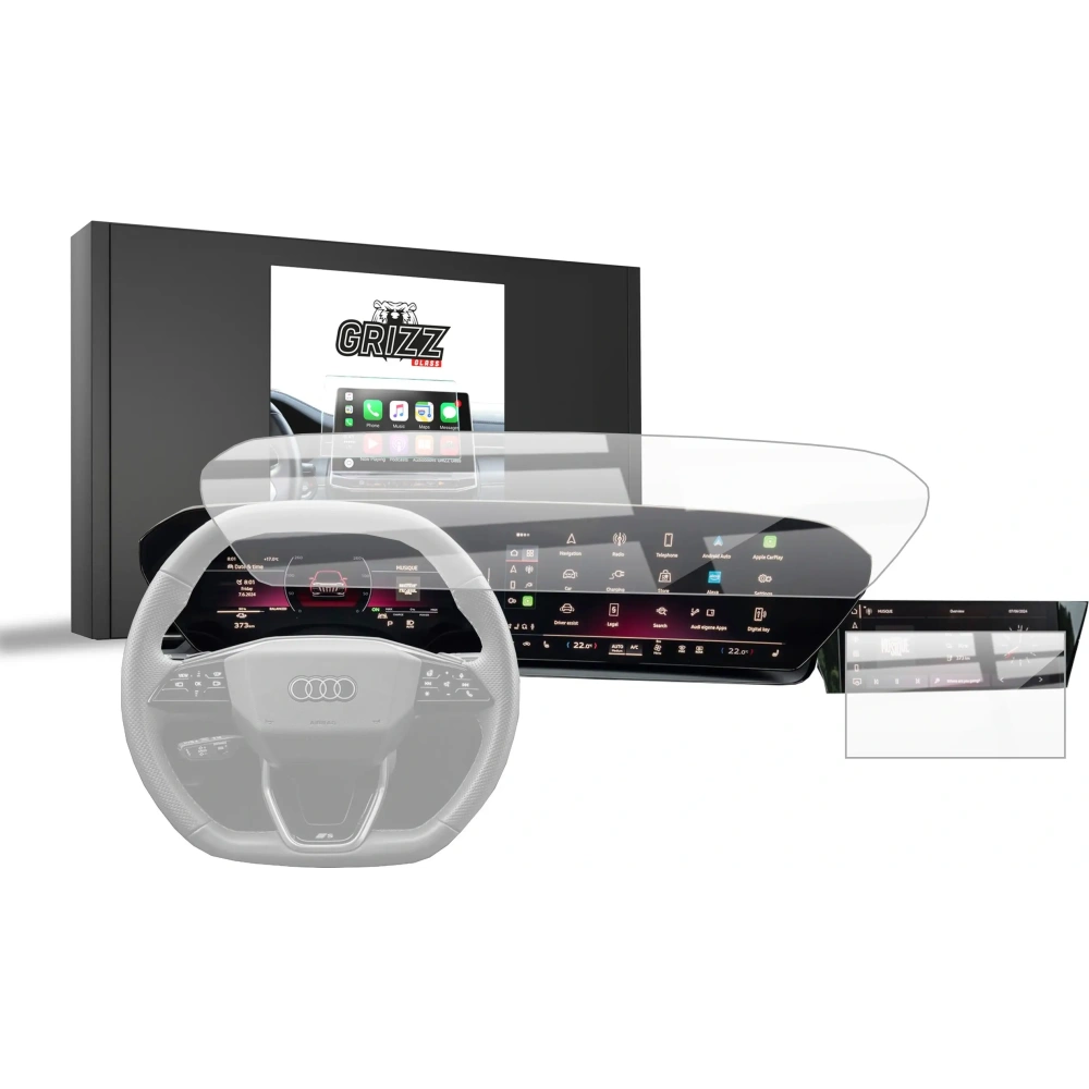 Folia ceramiczna GrizzGlass CarDisplay Protection do Audi SQ6 e-tron (2024-2025) Grizz [2w1]