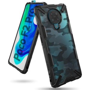 Buy Ringke Fusion-X Pocophone F2 Pro/Redmi K30 Pro Camo (Moro) Black - RGK1199MOB - {ean13} - Home Screen Store Europe