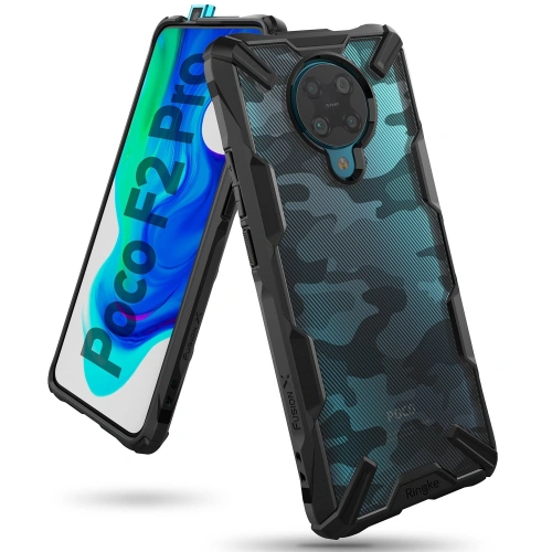 Kup Etui Ringke Fusion-X Pocophone F2 Pro/Redmi K30 Pro Camo (Moro) Fekete - RGK1199MOB - {ean13} - Sklep Home Screen