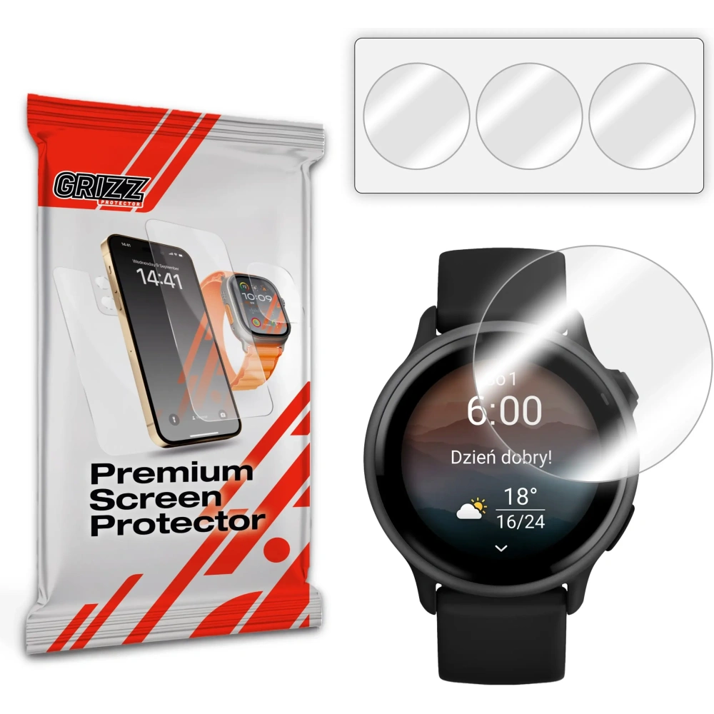 Folia hydrożelowa GrizzGlass Hydrofilm do Garmin Vivoactive 6