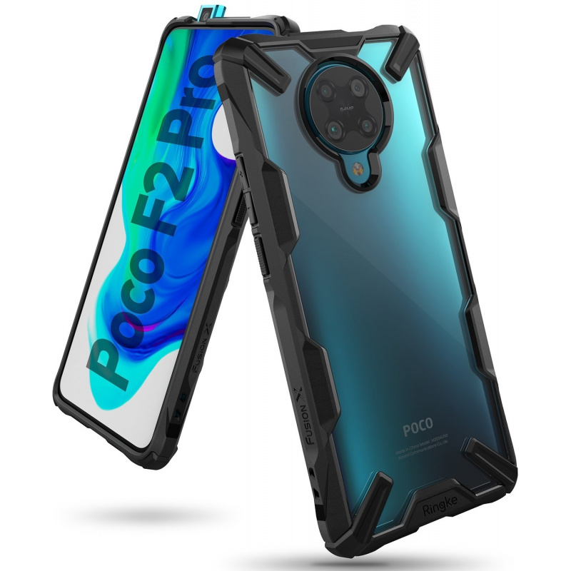 Buy Ringke Fusion-X Pocophone F2 Pro/Redmi K30 Pro Black - 8809716075676 - RGK1197BLK - Homescreen.pl