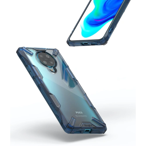 Kup Etui Ringke Fusion-X Pocophone F2 Pro/Redmi K30 Pro Space Blue - RGK1198BLU - {ean13} - Sklep Home Screen