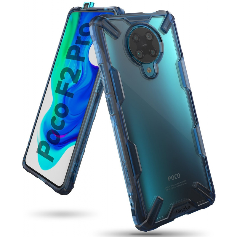 Buy Ringke Fusion-X Pocophone F2 Pro/Redmi K30 Pro Space Blue - 8809716075690 - RGK1198BLU - Homescreen.pl