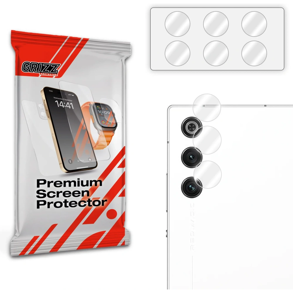 Szkło na aparat GrizzGlass HybridGlass Camera do ZTE nubia RedMagic 10 Air