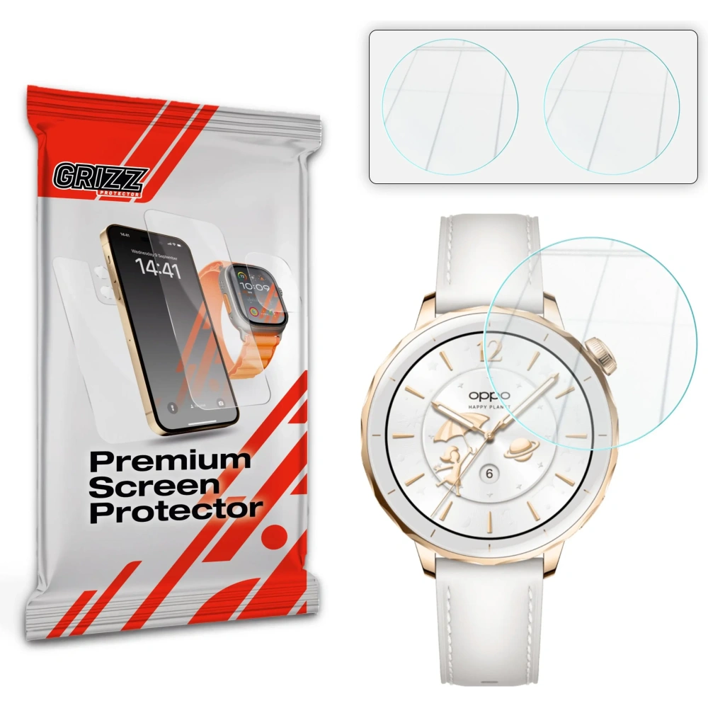 Szkło hybrydowe GrizzGlass HybridGlass do Oppo Watch X2 Mini
