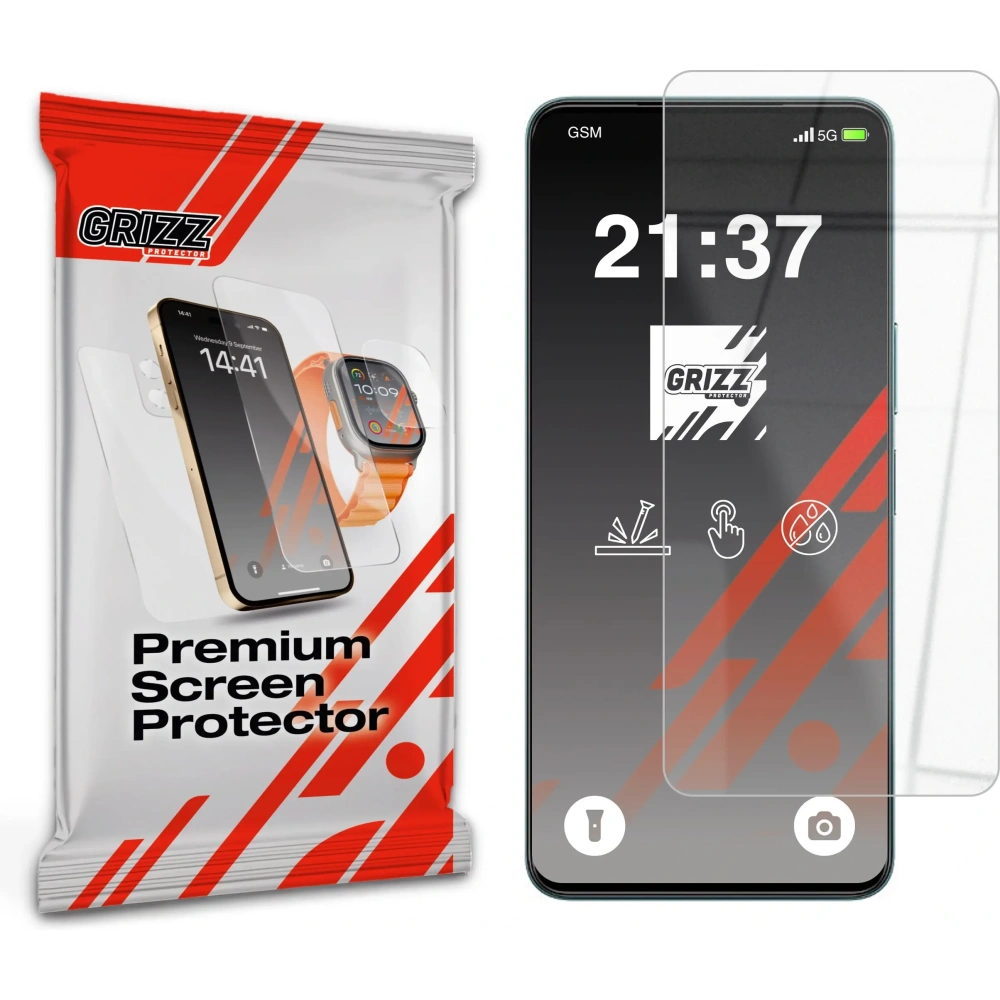 Szkło hybrydowe GrizzGlass HybridGlass do Vivo Y04 4G