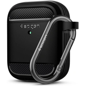 Kup Etui Spigen Rugged Armor Apple AirPods Matte Black - SPN1153BLK - {ean13} - Sklep Home Screen