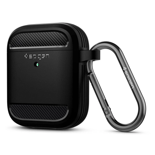 Kup Spigen Apple Tasche Rugged Armor AirPods Mattschwarz - SPN1153BLK - {ean13} - Sklep Home Screen