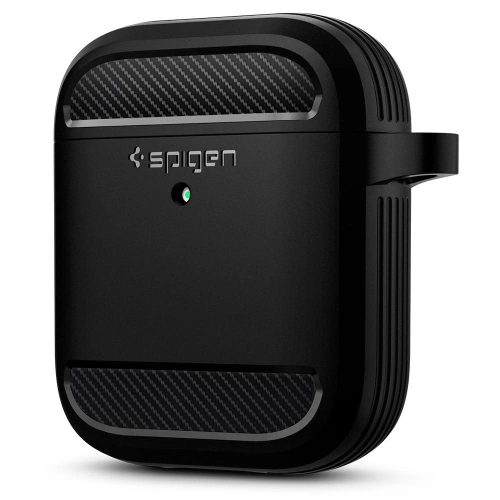 Kup Etui Spigen Rugged Armor Apple AirPods Matte Black - SPN1153BLK - {ean13} - Sklep Home Screen
