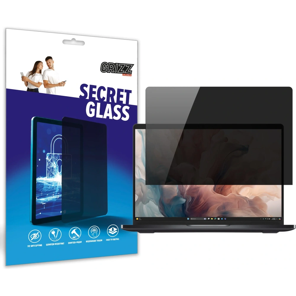 Matowe szkło prywatyzujące GrizzGlass SecretGlass do Dell Pro 14 Premium