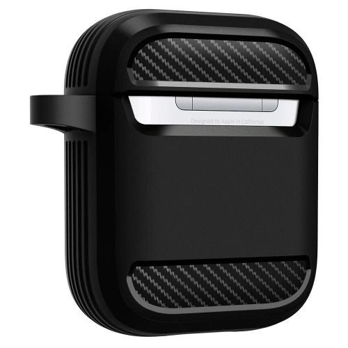 Kup Etui Spigen Rugged Armor Apple AirPods Matte Black - SPN1153BLK - {ean13} - Sklep Home Screen