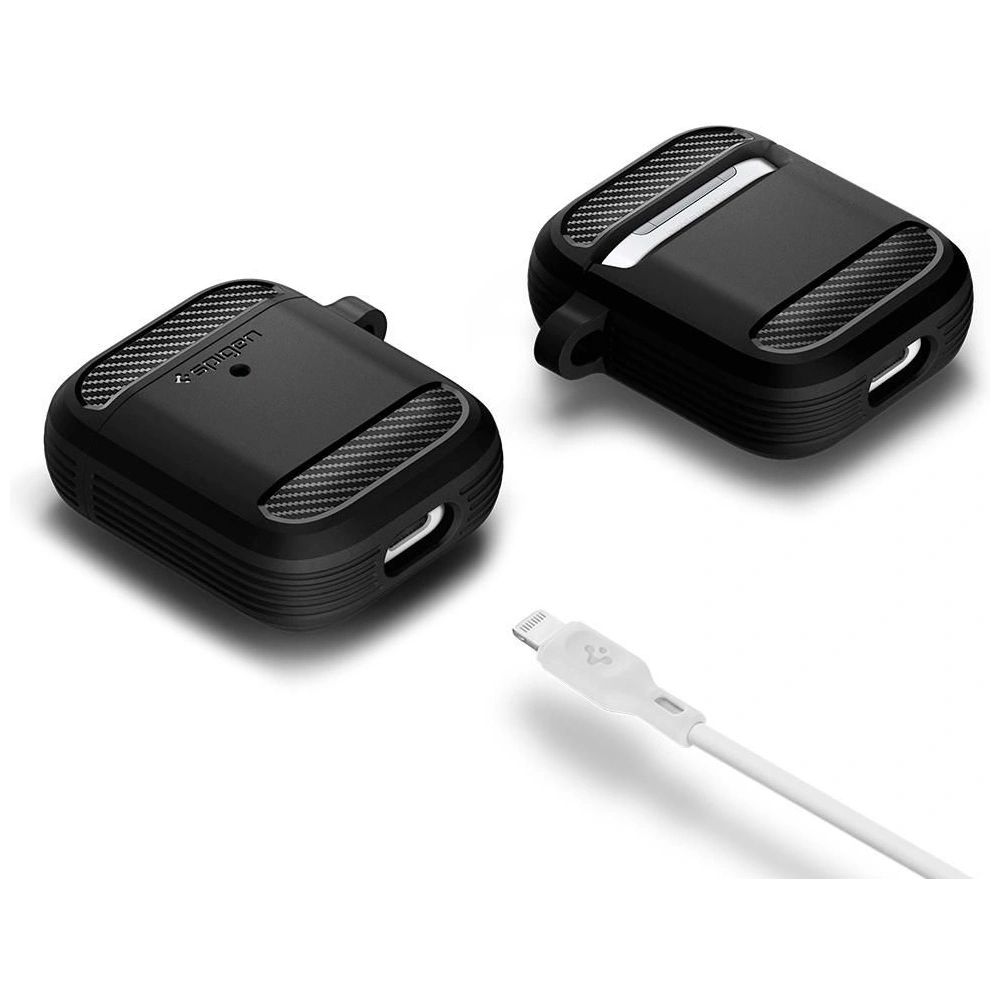 Etui Spigen Rugged Armor Apple AirPods Matte Black