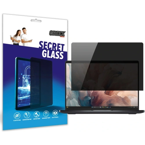Matowe szkło prywatyzujące GrizzGlass SecretGlass do Dell Pro 13 Plus