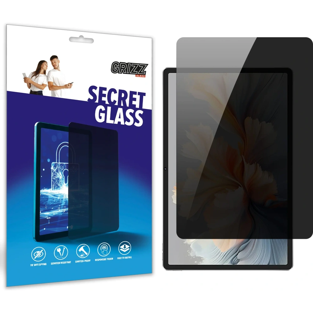 Matowe szkło prywatyzujące GrizzGlass SecretGlass do Honor Pad X9a