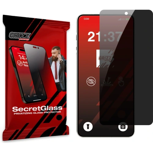 Matowe szkło prywatyzujące GrizzGlass SecretGlass do Oppo Find X8 Ultra