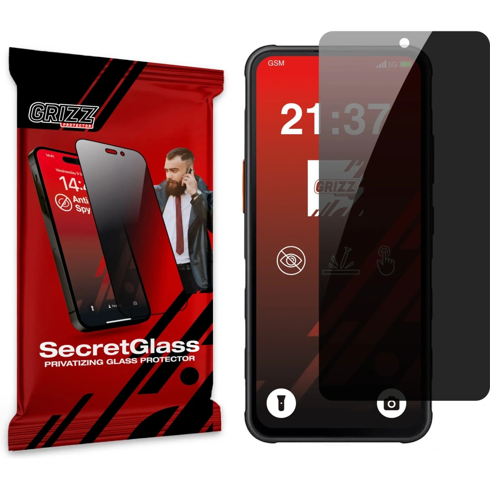Matowe szkło prywatyzujące GrizzGlass SecretGlass do Samsung Galaxy XCover 7 Pro