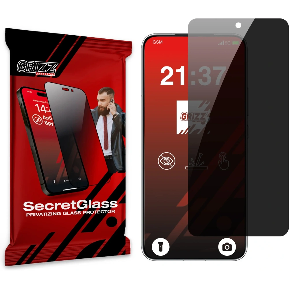 Matowe szkło prywatyzujące GrizzGlass SecretGlass do Honor GT Pro