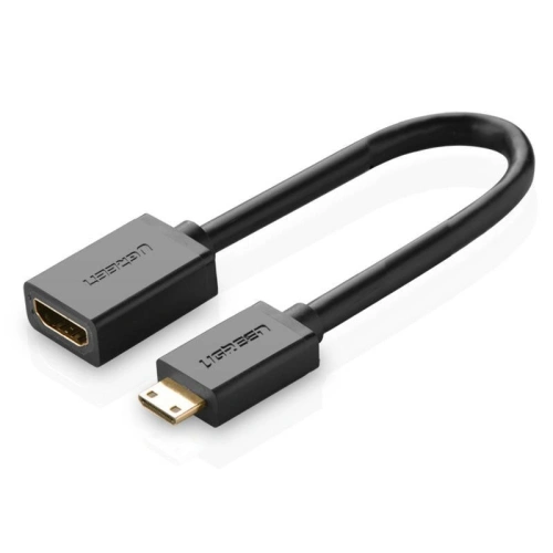 Kup Adaptér UGREEN 20137 Mini HDMI na HDMI, 22 cm (černý) - UGR307BLK - {ean13} - Sklep Home Screen