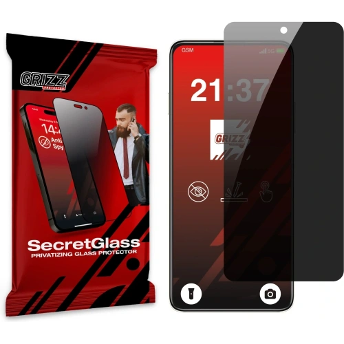 Matowe szkło prywatyzujące GrizzGlass SecretGlass do Huawei Enjoy 80